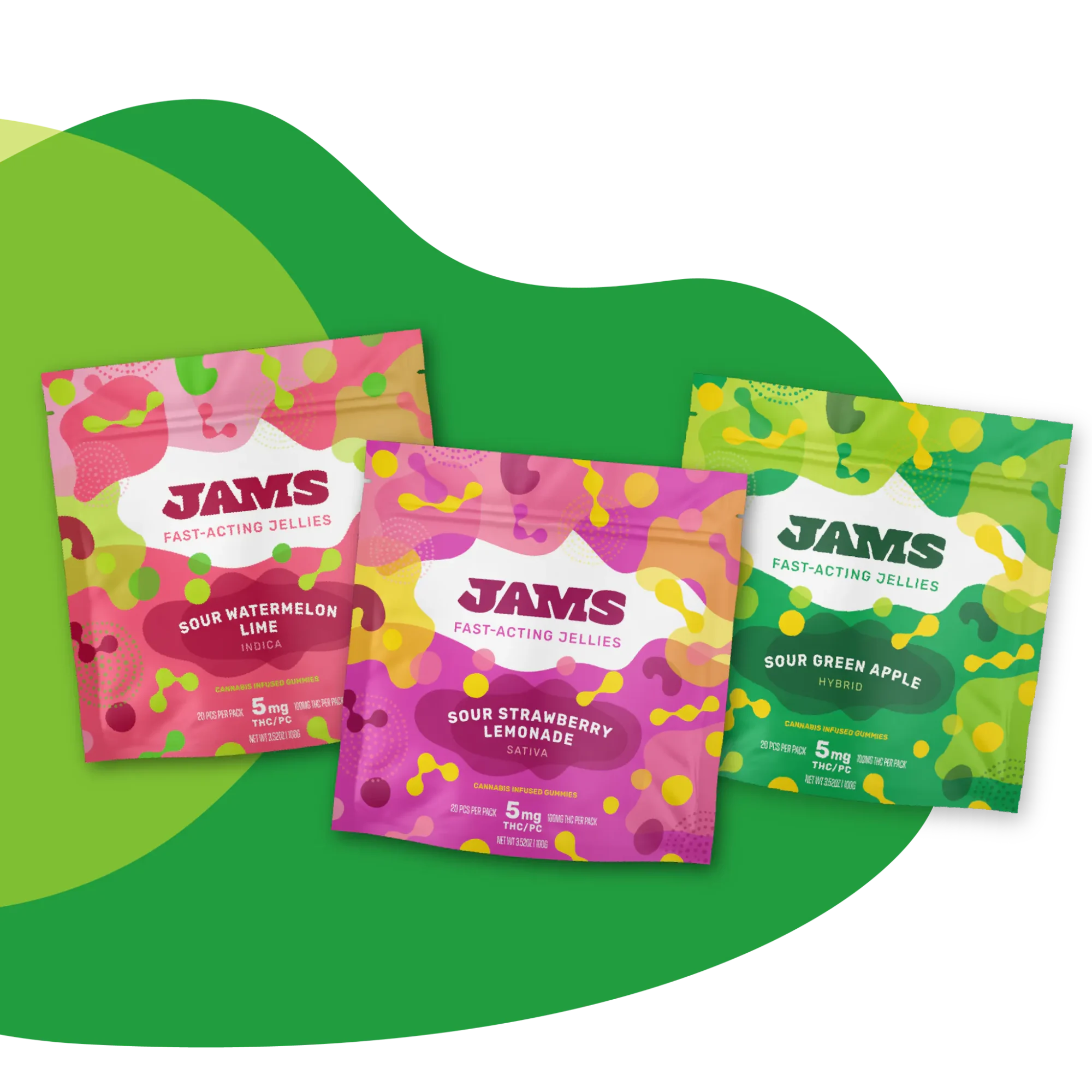 JAMS Fast-Acting Jellies products